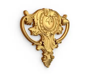 Classic carved decor ornament 471 3D print model purchase