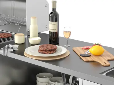 Barbecue 25 3D model