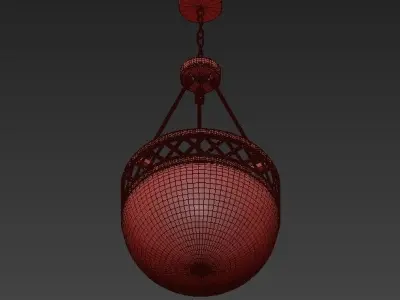 Chandelier Bistroquette 3D model