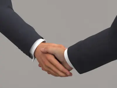  Male Arms with Sleeves Animated Rigged for Maya Collection 