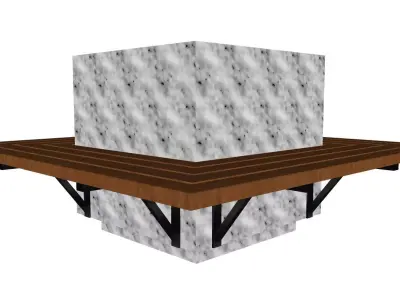 Urban Furniture 01 3D model