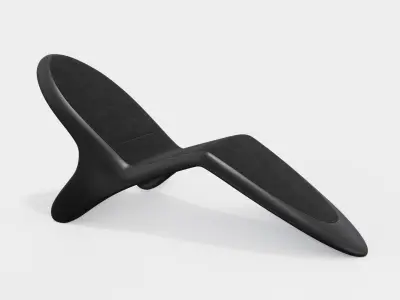  Swissolina - Lounge Chair BLACK 