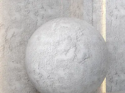 4K Concrete Wall and Floor Textures Vol 25 - PBR - Light Grey Texture