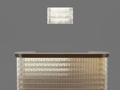 bar counter Le Bar Baccarat La Maison 3D model