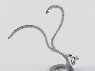 snake lamp 3D model