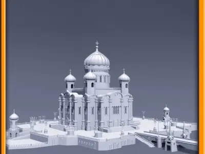 Cathedral of Christ the Saviour  3D model
