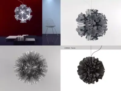 B SP19 pendant lamp 3D model