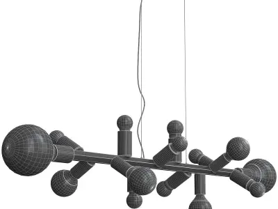 Almerich Party Hanging Lamp 1 3D model