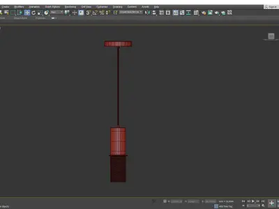 Larry Pendant Light Low-poly 3D model