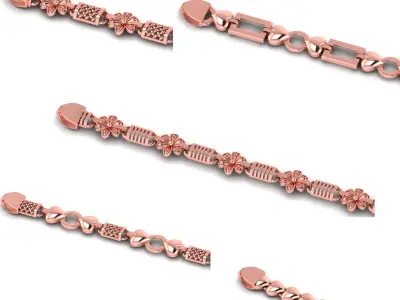 25 Set Best Sold light weight ladies bracelet or necklace 3D Model Pack