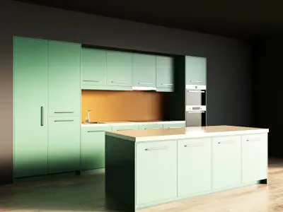67-Kitchen7 matte 6 3D model