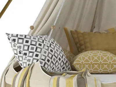 Tiipii bed  3D model