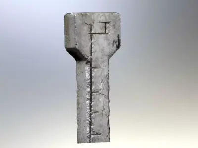 Old Pillar 3D model
