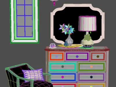 Dresser  Bernhardt 3D model