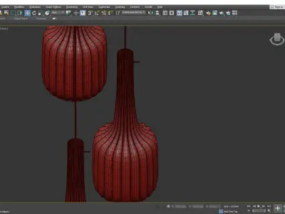 BOSSANOVA MULTI LIGHT PENDANT Low-poly 3D model