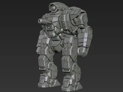 Mecha 3 3D print model
