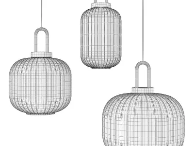 FRIST chandelier  Low-poly 3D model