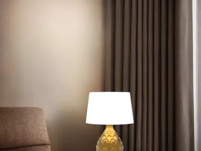 Table Lamp 3D print model 10