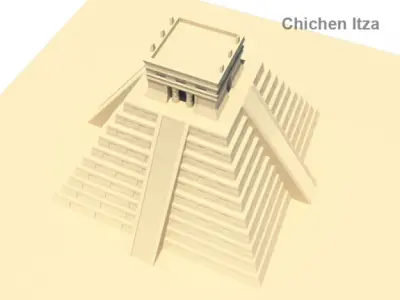 Chichen Itza 3D model