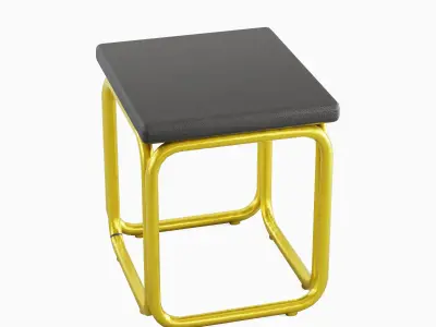 Modern Stool 03 Low-poly 3D model