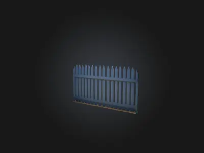 Fence 3D model get