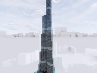 Burj Khalifa 3D model