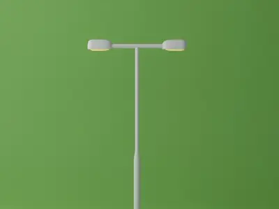 Street Light Low-poly 3D model