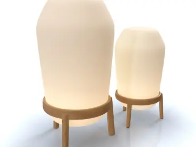 Loon Floor Lamp by Dedon 3D model