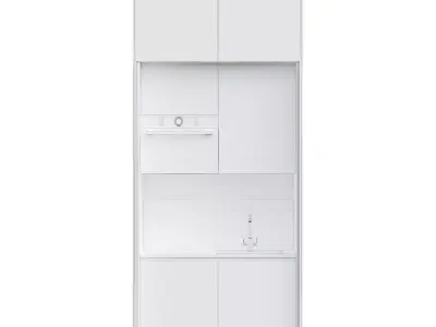 Mini kitchen 3D model