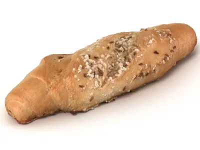 Baguette 006 3D model