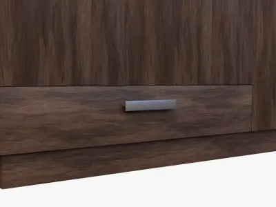 Cupboard wardrobe 3D model