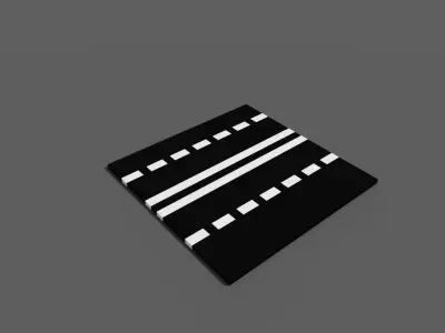 road pack Low-poly 3D model