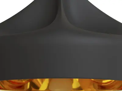 Pleat Box 47 LED Pendant Light 3D model