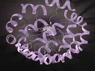 Ceiling light Astro MetalLux 18 pieces 3D model