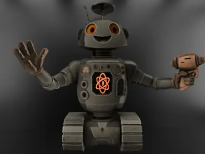 Retro-Futuristic Companion Bot - 3D Print 3MF and STL 3D print model