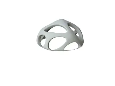 SciFi Cube Object No 52717 Low Poly Shape Low-poly 3D model