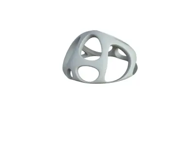 SciFi Cube Object No 54811 Low Poly Shape Low-poly 3D model
