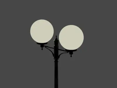 Street Lamp 3D model 21