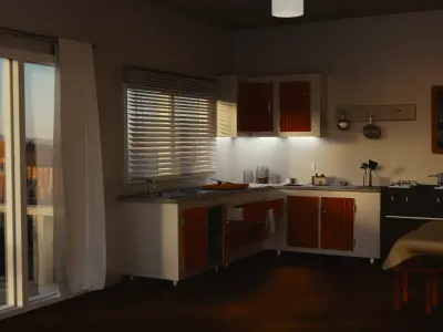 Morning Apartment Free 3D model