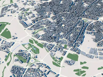 Salamanca City Spain 3D model