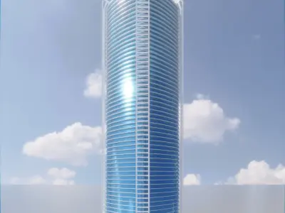 Parametric Building 1d8 3D model