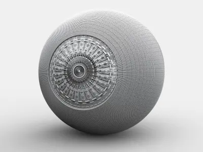 Cyber Eye Implant 3D model