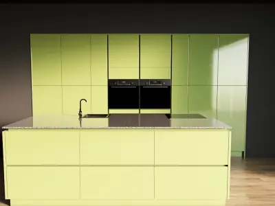 83-Kitchen11 glossy 7 3D model