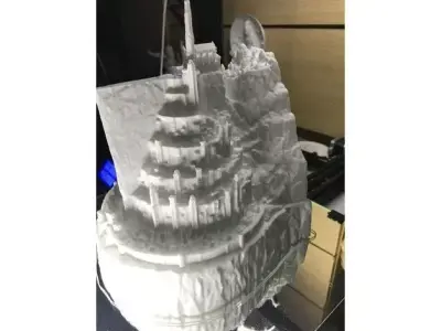 Minas Tirith Free 3D print model