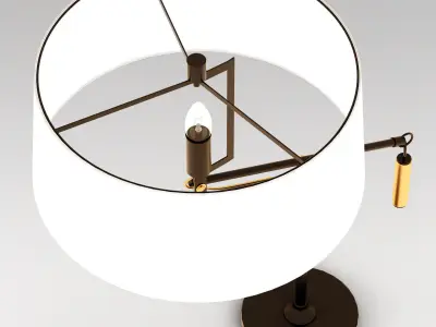 Crate and Barrel Autry Table Lamp 3D model