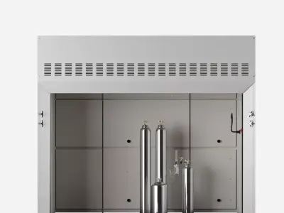 Walk-In Fume Hood 3D model