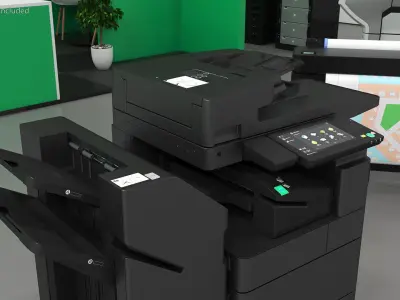  Laser MFP Black with Booklet Finisher 