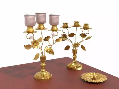 palace candle 3D model