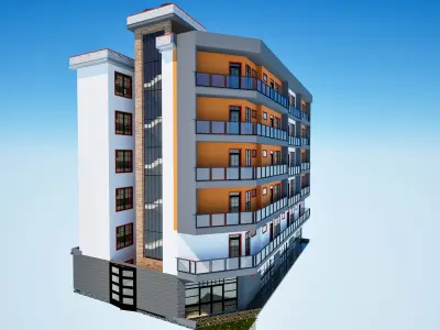 Apartment Exterior 3D model