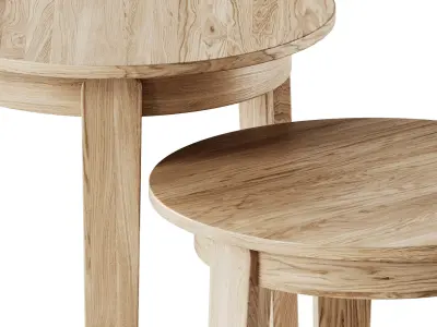 WOLFGANG Round Coffee Table by Fornasarig 3D model